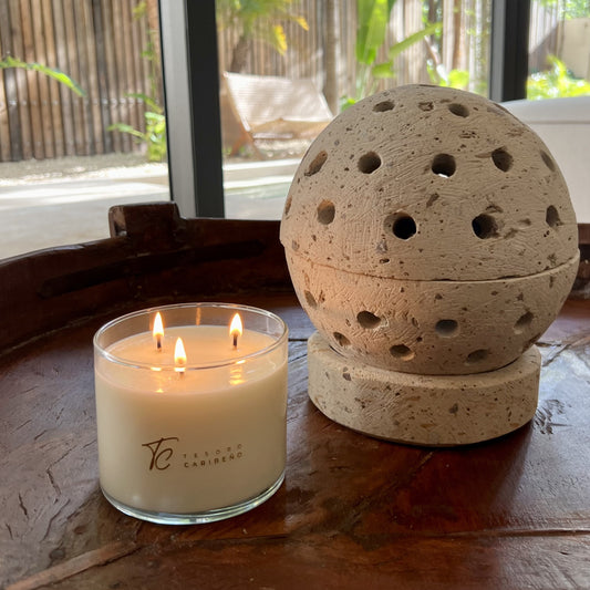 Vela grande con 3 mechas [Isla Coral] 19 OZ