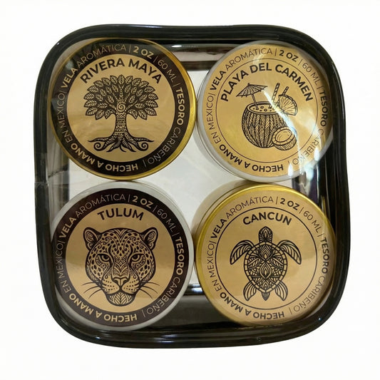 Set 4 mini Velas 2 OZ