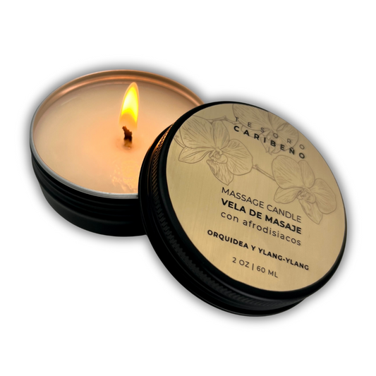 Massage Candle [Orchid &amp; Ylang-Ylang] | 2 OZ 