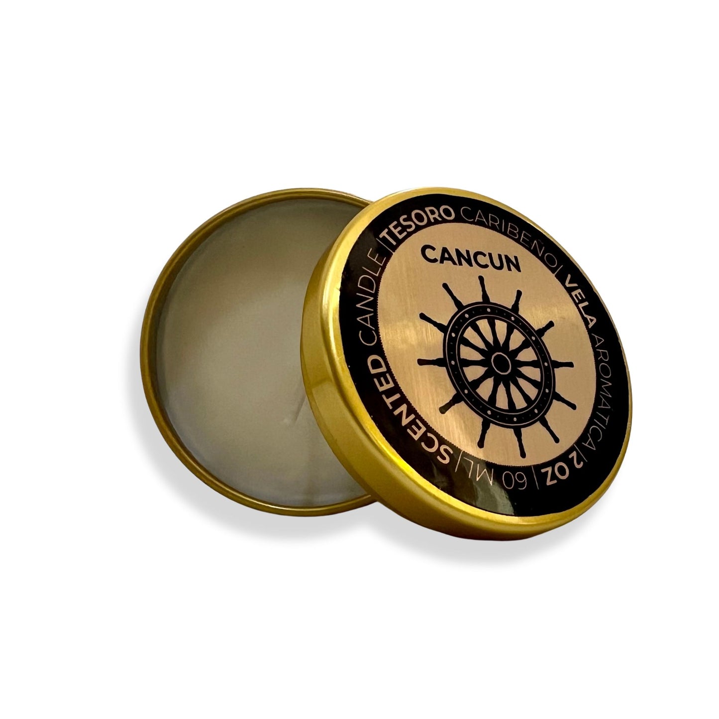 Vela de viaje mini [Cancun] 2 OZ