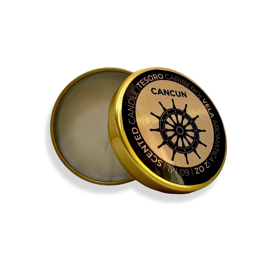 Vela de viaje mini [Cancun] 2 OZ