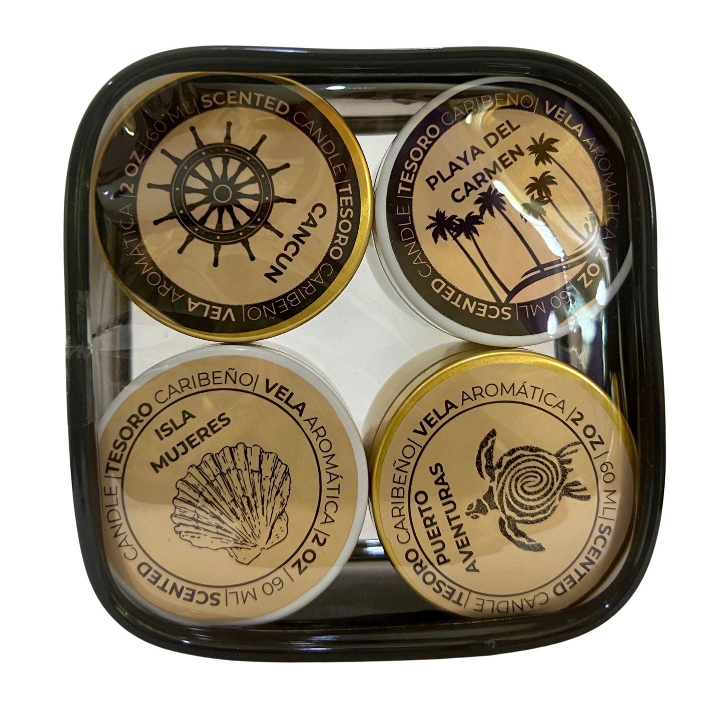 Vela de viaje mini [Tulum] 2 OZ