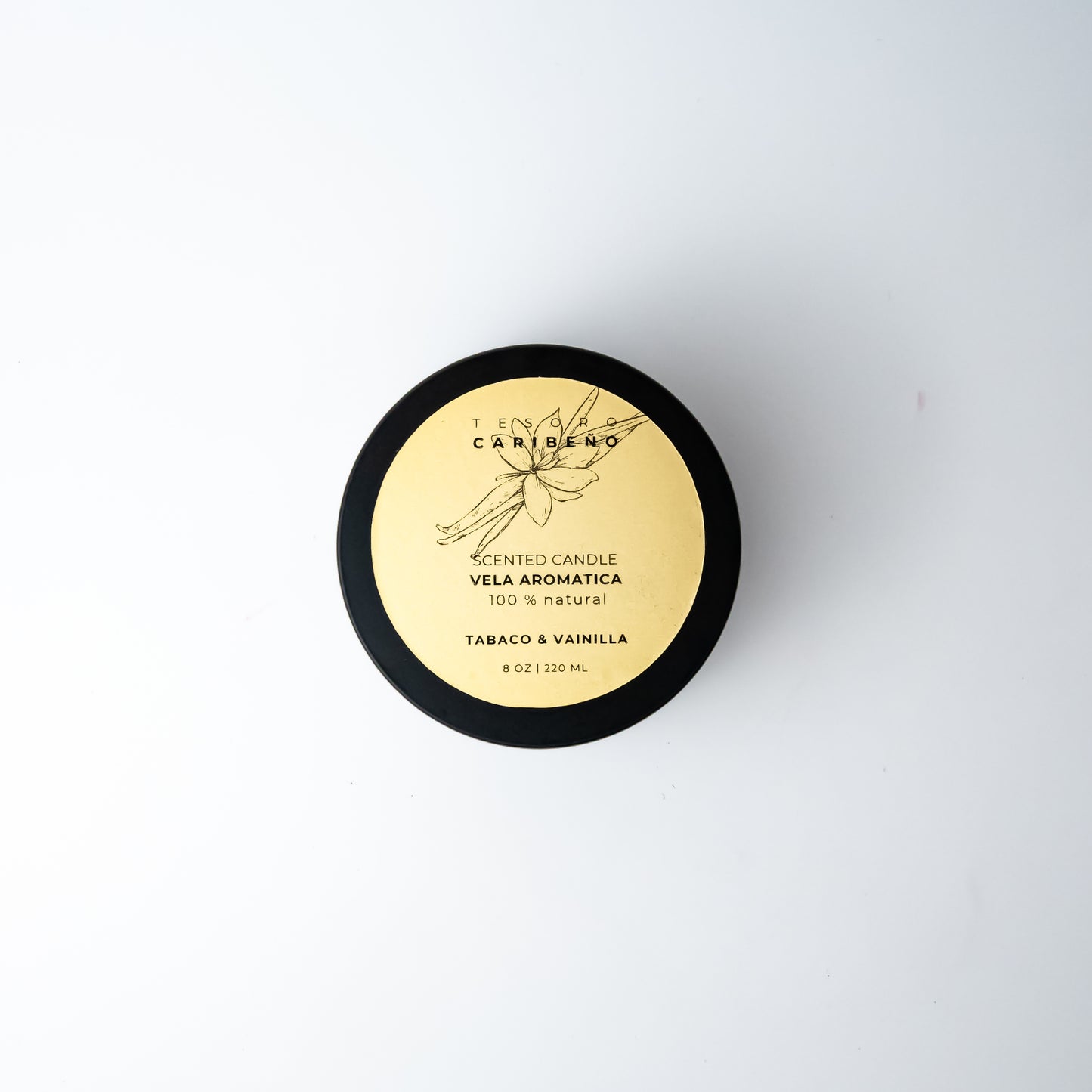 Travel Candle [Tobacco &amp; Vanilla] 8 OZ 