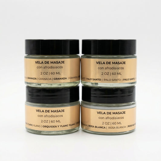 Set 4 velas de Masaje | 2x4 OZ