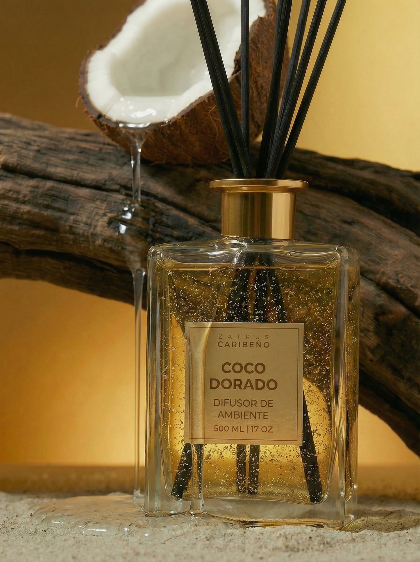 Difusor de Ambiente [Coco Dorado] 500 ML| 15 OZ