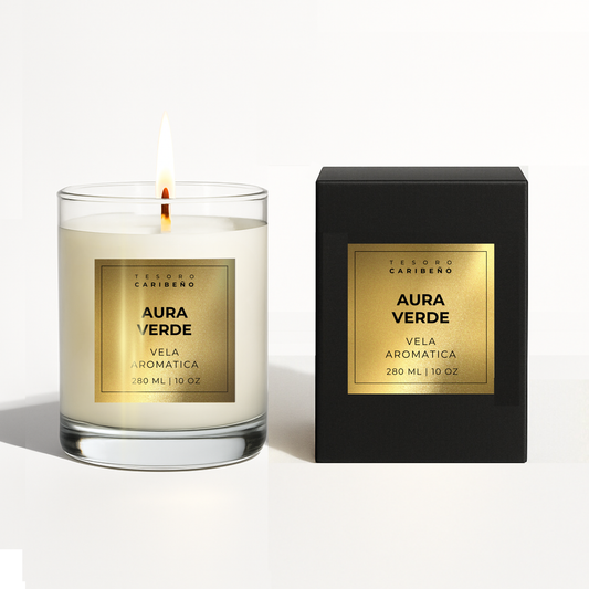 Vela Clasica  [Aura Verde] 10 OZ