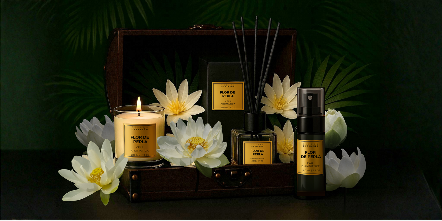 Vela Clasica [Flor de Perla] 10 OZ