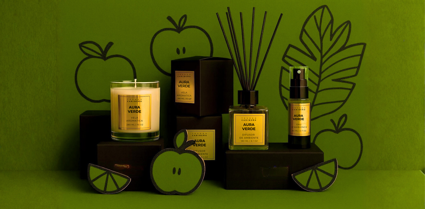 Vela Clasica  [Aura Verde] 10 OZ